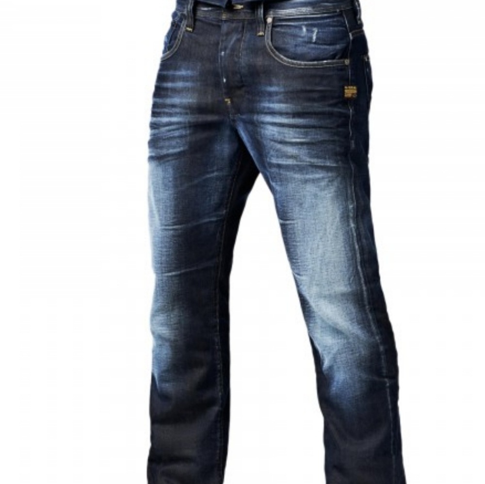 G Star - size waist 28 length 32 - dark unique denim Jean's low straight